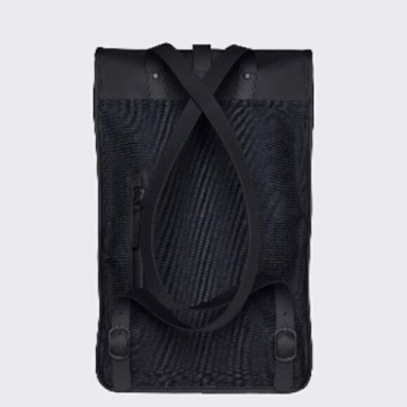 Rains Black Waterproof Backpack. New! NWT Unisex - Picture 2 of 5